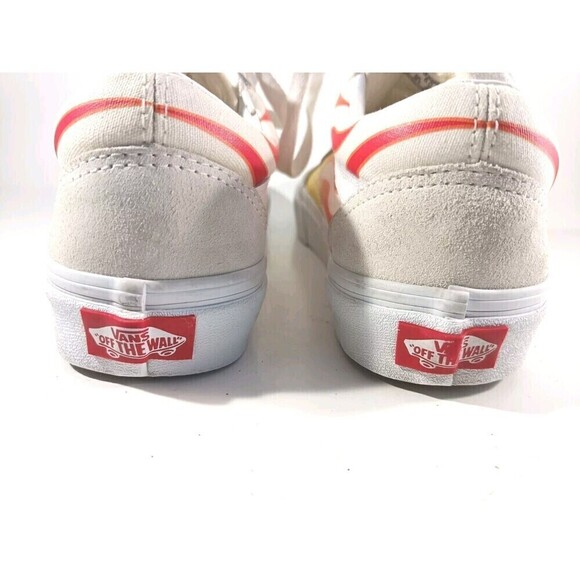 Vans Old Skool Flame Shoes Men's Size 4.5 True White Low Top - Picture 9 of 12